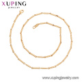 44954 Xuping Wholesale jewelry nueva llegada 18k collares de cadena de moda de oro plateado